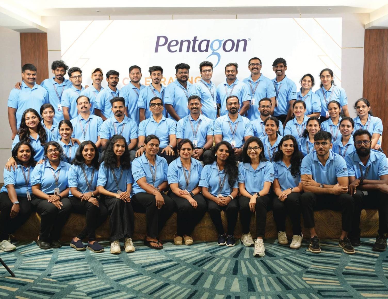 The Pentagon Information Technology team gathered to celebrate 30 years